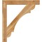 Ekena Millwork Olympic Block Rough Sawn Bracket, Western Red Cedar, 4"W x 34"D x 38"H BKT04X34X38OLY05RWR - alternate 2